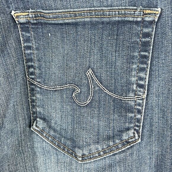 🔥 AG Adriano Goldschmied The High Rise Stevie Slim Straight Ankle Jeans Sz 29R - Picture 6 of 12